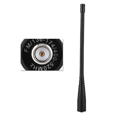 Immagine di antenna walkie talkie, originale per Baofeng UV5R UV 82 GT 3, SMA femmina, a doppia banda, UHF/400 520 MHz, VHF/136 174 MHz