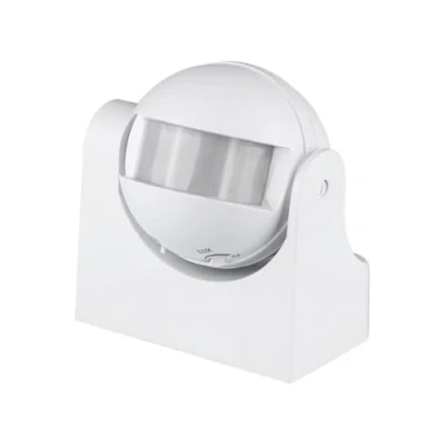 Immagine di Sensore di Movimento Infrarossi Crepuscolare con Funzione Manual Override a Parete 180 Bianco Ip44