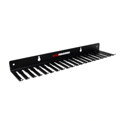 Immagine di Gator Frameworks Portacavi da parete e organizer con 19 fessure per cavi; varia 5 a 9 mm di spazi (GFW Cavi)