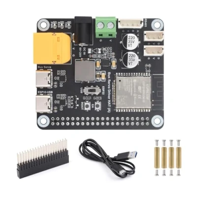 Immagine di Waveshare Serial Bus Servo Driver HAT, Integrates ESP32 And Control Circuit, Suitable for ST/RSBL Series Servos