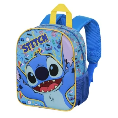 Immagine di Disney Lilo e Stitch Hello Zainetto 3D Elite, Blu, 26 x 31 cm, Capacità 8 L