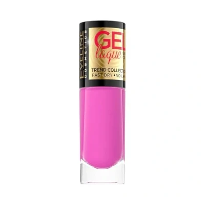 Immagine di Eveline Cosmetics Smalto Gel Laque No. 206 Asciugatura Rapida, Lunga Durata, Effetto Senza Lampada UV/LED, 8ml