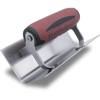 Immagine di MARSHALLTOWN 66SSD Frattazzo ad Angolo Interno Raggio 13 mm e Manico Durasoft, in Acciaio Inox, per cartongesso stuccatori, Dimensioni: 152x64 mm, Argento