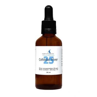 Immagine di argentum plus Argento Colloidale 25ppm contagocce da 50ml in vetro ambrato