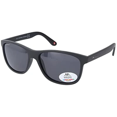 Immagine di Montana Eyewear MP48 Occhiali da sole polarizzanti in plastica di alta qualità, colore: Nero Grigio