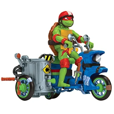 Immagine di Playmates TMNT: Mutant Mayhem Battle Cycle with Raphael Figure