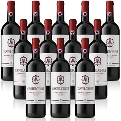 Immagine di Chianti Classico DOCG Castelgreve Castelli del Grevepesa Vino Rosso italiano (12 bottiglie cl. 37,5)