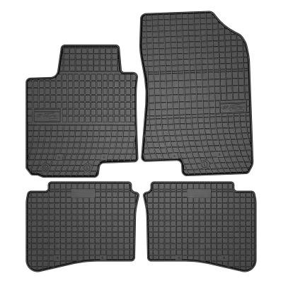 Immagine di FROGUM 546016 Set tappetino Gomma anteriore e posteriore 4 nero Su misura HYUNDAI: i20 II Hatchback, Active