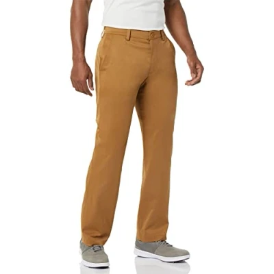 Immagine di Amazon Essentials Pantaloni Elasticizzati con Vestibilità Classica colori fuori produzione Uomo, Marrone Kaki Chiaro, 30W / 32L