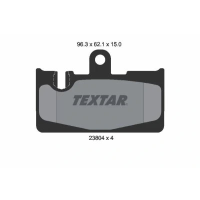Immagine di TEXTAR 2380401 Kit pastiglie freno Predisposto per contatto segnalazione usura LEXUS: LS III