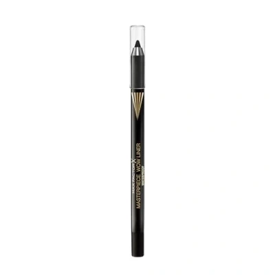 Immagine di Max Factor Masterpiece Wow Liner, 300, Midnight Black, Liner occhi tenuta fino a 24 ore, Colore intenso, Waterproof, Vegano, 1,2 g