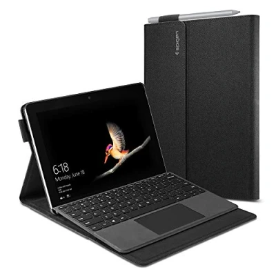 Immagine di Spigen Cover Stand Foglio Compatibile con Surface Go 4 (2023) / 3 (2021) 2 (2020) (2018) Nero