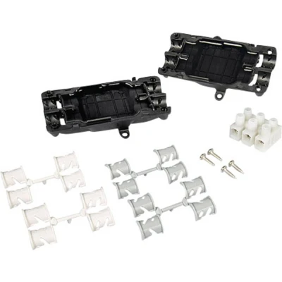 Immagine di Relicon by HellermannTyton 435 01657 RELILIGHT V34 P2 PA66V0 BK5 Muffola per cavi Ø Cavo: 7.50 16 mm Contenuto: 1 pz.