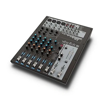 Immagine di LD Systems VIBZ 8 DC Mixer compatto a canali con DFX e compressore