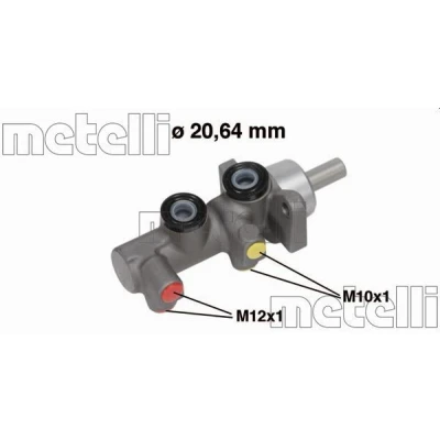 Immagine di METELLI 05 0696 Pompa Freno 20,64 Alluminio