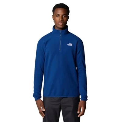 Immagine di THE NORTH FACE Giacca in Pile con Zip a un Quarto da Uomo Resolve Estate Blue, L