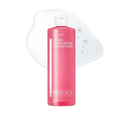 Immagine di DERMALOGY by NEOGENLAB Acqua Detergente micellare calmante dell&#039;albero di cica 13.52 oz (400ml) viso idratante e struccante per pelli sensibili, bellezza pulita Cura della pelle coreana