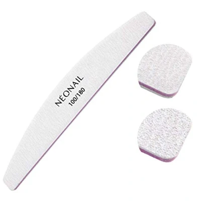 Immagine di neonail 50 X Set da Lime per unghie professionale Studio feilen Grigio trapezio Nails 100/180 Nail File