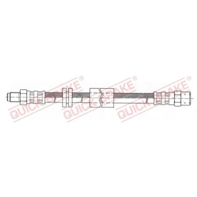 Immagine di QUICK BRAKE 32.901 Tubi Freno 427mm M10x1 con filettatura interna, esterna BMW: 7