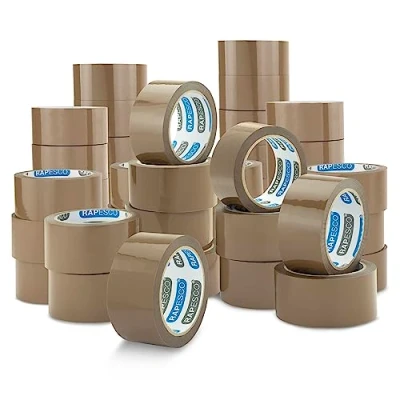 Immagine di Rapesco 1743 Confezione Business: 48 Rotoli di Nastro Adesivo Resistente, 50 mm x 60 m, Marrone
