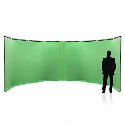 Immagine di Manfrotto Kit per il collegamento di sfondi panoramici Chroma Key Verde