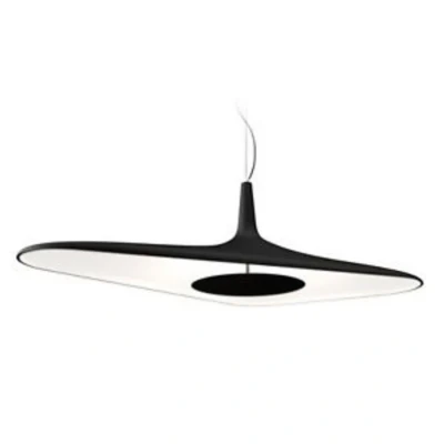Immagine di Luceplan Futuristica lampada a sospensione LED Soleil Noir
