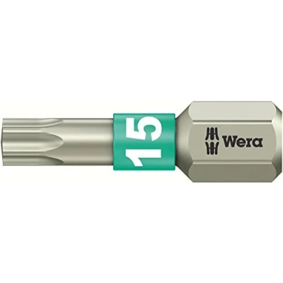 Immagine di Wera 3867/1 TS SB SiS 05073621001 Inserto Torx T 15 Acciaio inox D 6.3 1 pz.