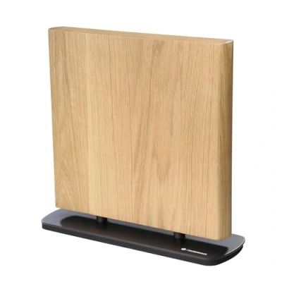 Immagine di Zassenhaus Blocco portacoltelli magnetico LOFT per 10 coltelli supporto in legno utilizzabile su entrambi i lati da carne, taglio e altro 28 x 9 26,5 cm