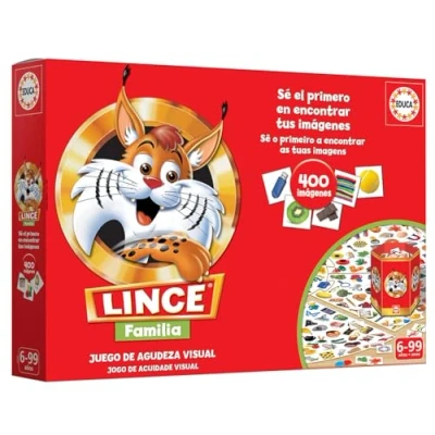 Immagine di Educa El Lince. Juego Infantil y Familiar de Agilidad visual. 400 imágenes. +6 años. (19207), Multicolor