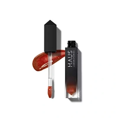 Immagine di HAUS LABORATORIES By Lady Gaga: LE RIOT Lip Gloss High Shine, Lightweight Available in 18 Colors, Shimmer &amp; Sparkle, Comfortable Wear, Vegan Cruelty Free 0.17 Oz.