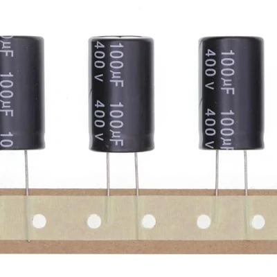 Immagine di 10 Pezzi 400V 100UF Condensatore elettrolitico in alluminio plug 18x30 18 * 30mm