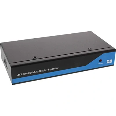 Immagine di InLine DisplayPort a HDMI 2 x Video Splitter, da 1 Ingresso e 4 uscite, K2 K