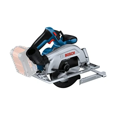 Immagine di Bosch Professional 18V System Sega Circolare a Batteria GKS 57 2 (Lama da 165 mm, Profondità di Taglio senza Batterie e Caricabatteria, in L BOXX)