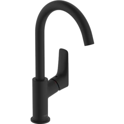 Immagine di Hansgrohe 71130670 Miscelatore monocomando lavabo, Nero Opaco, ComfortZone 210mm