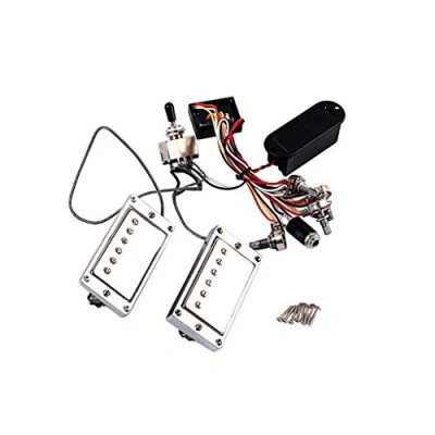 Immagine di Alnicov 1 set Pickup per chitarra LP attivo Humbucker con di batterie circuiti elettronici