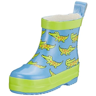 Immagine di Playshoes Stivali In Gomma A Semialbero, Semialbero Unisex Bambini e ragazzi, Coccodrillo, 18 EU