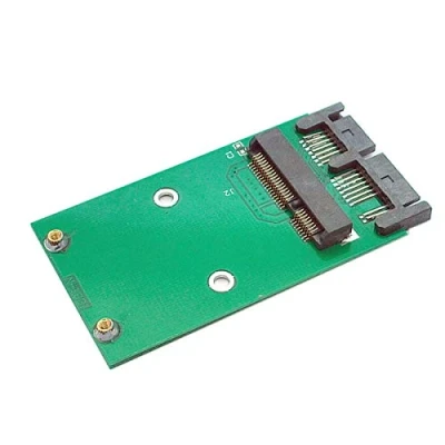 Immagine di cablecc Adattatore da mini PCI E mSATA SSD a 1.8 Micro SATA 7+9 16 pin per schede PCBA disco rigido