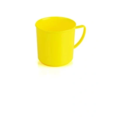 Immagine di Kimmel 21 000 1502 1 Manico, tè, Tazza da caffè, Riutilizzabile, infrangibile, Piccola, 180 ml, Plastica, Giallo
