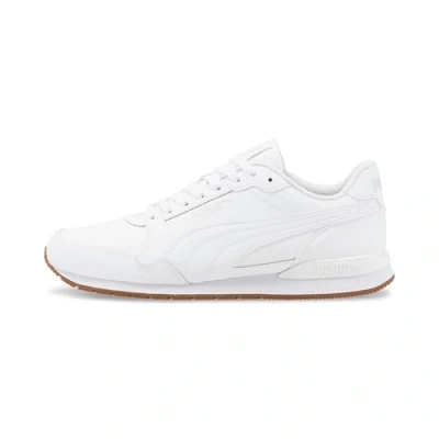Immagine di Puma ST Runner V3 Unisex Sneakers basse, Taglia: 44.5, white/puma white/gum pelle e finta