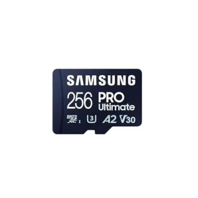 Immagine di Samsung PRO Ultimate Scheda microSD 256 GB Class 3 UHS I , v30 Video Speed Class, A2 Application Performance incl. Lettore carte USB