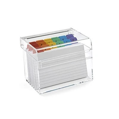 Immagine di OSCO AIBOX S Scatola piccola per indici in acrilico, Trasparente, Small