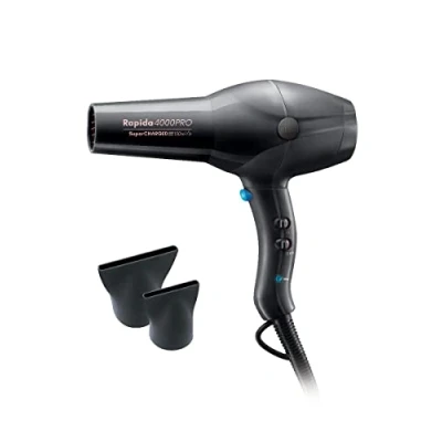 Immagine di Diva Pro Styling Rapida 4000 Asciugacapelli Professionale Con Condizionamento Ionico, 2200 W, Onyx 1 Unità