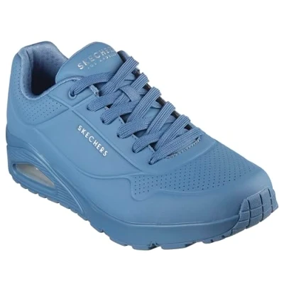 Immagine di Skechers Uno Stand On Air, Sneaker Uomo, Denim Durabuck Mesh, 39.5 EU