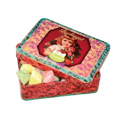 Immagine di Barnier Caramelle alla Frutta Mista Aromatizzate Misto in Lattina Contenitore con ai Frutti Misti Dolci 150 Gr.