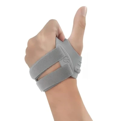 Immagine di Spraind del Pollice Polso Supporto Metallico Ortesi Pollice, per Tunnel Carpale, Tutore Mano Supporti Dita, dita Artrosi Tendiniti Lesioni e Fratture (L)