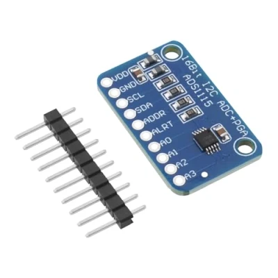 Immagine di eMagTech 1 Pezzo ADS1115 ADC 16 Bit 4 Canali Modulo Scheda Di Sviluppo Convertitore Analogico digitale Compatibile Con Raspberry Pi La
