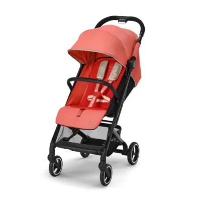 Immagine di CYBEX Gold Passeggino Beezy con Cintura One Pull, Per Bambini dalla Nascita Fino a 4 Anni Circa (Max. 22 kg), Compatto e Ergonomico, Hibiscus Red (Rosso)