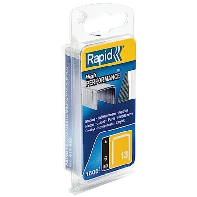 Immagine di Rapid 40109519 No. 13 Graffe a filo fine 6 mm, Acciaio