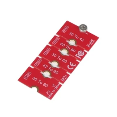 Immagine di JMT NGFF NVME M2 M2PLUS 2230 a 2280 scheda adattatore 2230, 2242, 2260, trasferimento esteso sostituzione di dimensioni per M.2 U.2 M3 M.3 SSD (1 pezzo)