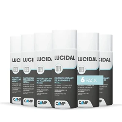 Immagine di Camp LUCIDAL, Pulitore lucidante ravvivante per alluminio, metalli e PVC, 6x400 ml